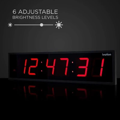 unnamed-file-3397.jpg Ivation Huge Large Big Oversized Digital LED Clock - Shelf or Wall Mount | 6-Level Brightness, Mounting Holes & Hardware -Glas24 Shop unnamed file 3397
