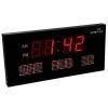 Ivation Big Oversized Digital Blue LED Calendar Clock with Day and Date - Shelf or Wall Mount -Glas24 Shop unnamed file 3413