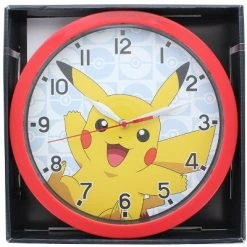 Accutime Watch Corp. Pokemon Pikachu 9.5 Inch Battery Operated Wall Clock