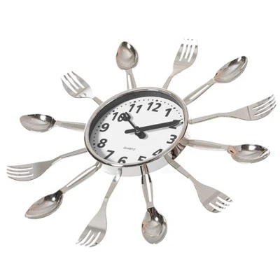 unnamed-file-3430.jpg Quickway Imports Decorative 3D Cutlery Utensil Spoon and Fork Wall Clock for Kitchen, Playroom or Bedroom -Glas24 Shop unnamed file 3430