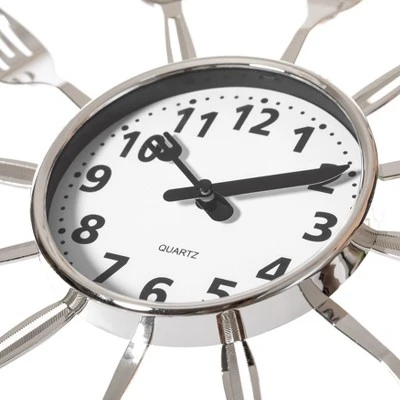 unnamed-file-3432.jpg Quickway Imports Decorative 3D Cutlery Utensil Spoon and Fork Wall Clock for Kitchen, Playroom or Bedroom -Glas24 Shop unnamed file 3432