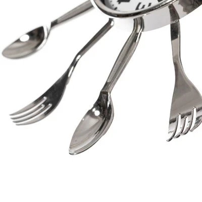 unnamed-file-3433.jpg Quickway Imports Decorative 3D Cutlery Utensil Spoon and Fork Wall Clock for Kitchen, Playroom or Bedroom -Glas24 Shop unnamed file 3433