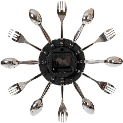 unnamed-file-3434.jpg Quickway Imports Decorative 3D Cutlery Utensil Spoon and Fork Wall Clock for Kitchen, Playroom or Bedroom -Glas24 Shop unnamed file 3434