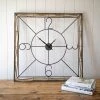 Gray Metal & Jute Wall Clock - Foreside Home & Garden 7 Gray Metal & Jute Wall Clock - Foreside Home & Garden -Glas24 Shop unnamed file 3447