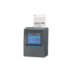 Lathem Time Punch Card Time Clock System Black 7500E