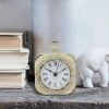 Small Weathered Table Clock White - Stonebriar Collection -Glas24 Shop unnamed file 3466