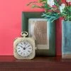 Small Weathered Table Clock White - Stonebriar Collection -Glas24 Shop unnamed file 3467