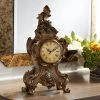 Kensington Hill Taryn Vintage Style 16 1/4" High Table Clock -Glas24 Shop unnamed file 3475