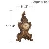 Kensington Hill Taryn Vintage Style 16 1/4" High Table Clock -Glas24 Shop unnamed file 3480