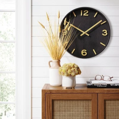 unnamed-file-350.jpg 20" Wood Wall Clock Brass - Threshold™ -Glas24 Shop unnamed file 350