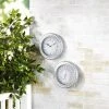 The Lakeside Collection Lakeside Galvanized Metal Wall Clock with Farmhouse Style - Analog 12" -Glas24 Shop unnamed file 369