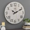 Rustic Farmhouse Barn Wood Wall Clock - FirsTime & Co. White -Glas24 Shop unnamed file 389