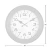 18" Donovan Wall Clock Gray - FirsTime & Co. -Glas24 Shop unnamed file 399