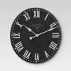 23" Wood Wall Clock Black - Threshold™ -Glas24 Shop unnamed file 434