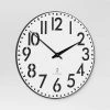 28" Modern Wall Clock White - Threshold™ -Glas24 Shop unnamed file 436