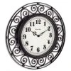 12" Wrought Iron Style Round Wall Clock Black/Bronze-Westclox 4 12" Wrought Iron Style Round Wall Clock Black/Bronze-Westclox -Glas24 Shop unnamed file 441