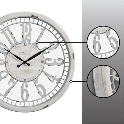 unnamed-file-447.jpg 20" Whitney Farmhouse Wall Clock Antique Cream - FirsTime & Co. -Glas24 Shop unnamed file 447
