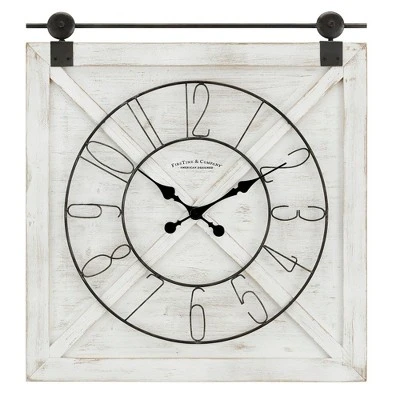 unnamed-file-450.jpg Field Haven Farmhouse Barn Door Clock - FirsTime Galvanized Metal -Glas24 Shop unnamed file 450
