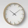 Raised Marker 16" Wall Clock White/Brass - Project 62™ -Glas24 Shop unnamed file 462