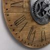 Shiplap Gears Farmhouse Wall Clock Brown - FirsTime -Glas24 Shop unnamed file 497