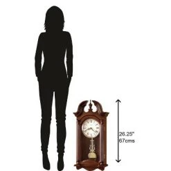 Howard Miller 625253 Howard Miller Everett Wall Clock 625253 Windsor Cherry