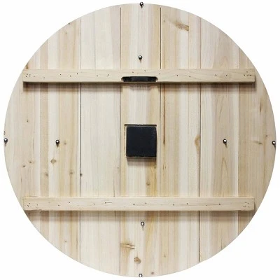 unnamed-file-550.jpg 23" Wine Barrel Wood/Metal Wall Clock Gray - Infinity Instruments -Glas24 Shop unnamed file 550