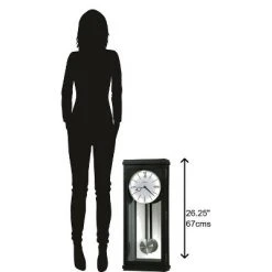 Howard Miller 625440 Howard Miller Alvarez Wall Clock 625440 Black Satin