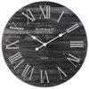 Emmett Farmhouse Shiplap Wall Clock - FirsTime Black -Glas24 Shop unnamed file 574