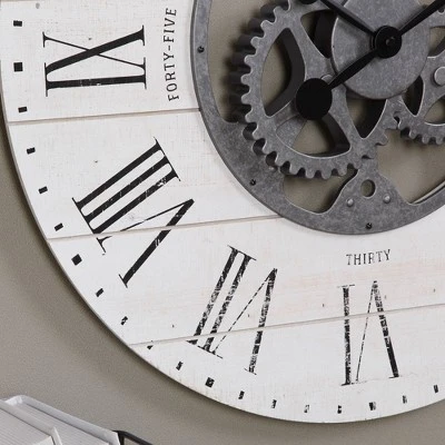 unnamed-file-638.jpg 24" Shiplap Gears Wall Clock Whitewashed Wood - FirsTime -Glas24 Shop unnamed file 638