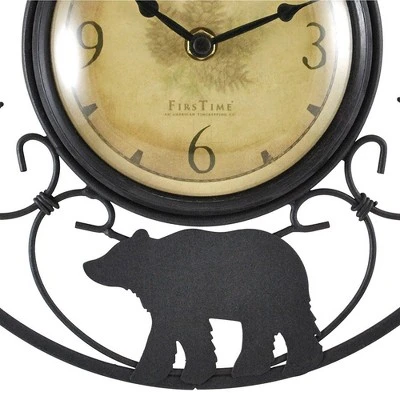 unnamed-file-648.jpg 11" Wildlife Wire Wall Clock Brown - FirsTime & Co. -Glas24 Shop unnamed file 648