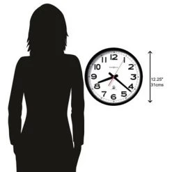 Howard Miller 625205 Howard Miller Accuwave Wall Ii Wall Clock 625205 Plastic