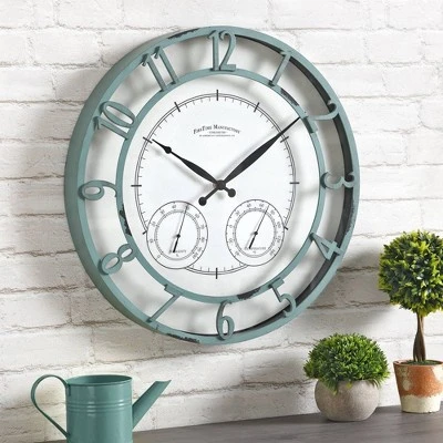 unnamed-file-676.jpg Laguna Farmhouse Outdoor Wall Clock - FirsTime Bronze -Glas24 Shop unnamed file 676