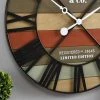 Colorful Maritime Farmhouse Planks Clock - FirsTime -Glas24 Shop unnamed file 681
