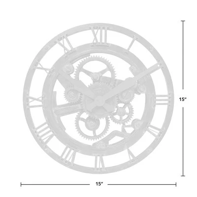 unnamed-file-716.jpg 15" Oxidized Gears Wall Clock Metallic Teal - FirsTime & Co. -Glas24 Shop unnamed file 716