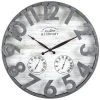Sherwood Shiplap Farmhouse Outdoor Wall Clock - FirsTime Brown -Glas24 Shop unnamed file 729