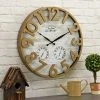 Sherwood Shiplap Farmhouse Outdoor Wall Clock - FirsTime Brown -Glas24 Shop unnamed file 732