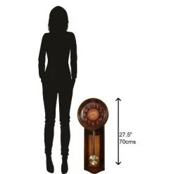 Howard Miller 625385 Howard Miller Avery Wall Clock 625385 Rustic Cherry