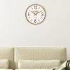 16" Glenmont Metallic Wall Clock Gold - Patton Wall Decor -Glas24 Shop unnamed file 759