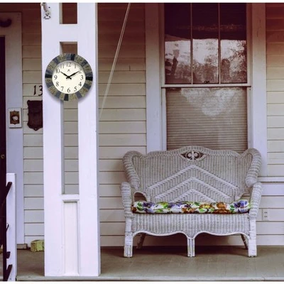 unnamed-file-766.jpg 13" Faux Stone Mosaic Wall Clock - Infinity Instruments -Glas24 Shop unnamed file 766