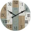 27" Timberworks Farmhouse Wall Clock Aged Teal/Shabby White - FirsTime & Co. -Glas24 Shop unnamed file 778