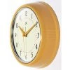 9.5" Retro Wall Clock Saffron Yellow - Infinity Instruments -Glas24 Shop unnamed file 799