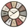 27" Color Motif Farmhouse Wall Clock Red/Yellow - FirsTime & Co. -Glas24 Shop unnamed file 806