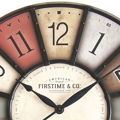 unnamed-file-807.jpg 27" Color Motif Farmhouse Wall Clock Red/Yellow - FirsTime & Co. -Glas24 Shop unnamed file 807