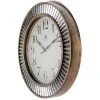 16" Ruche Wall Clock Gold/Silver - Infinity Instruments 1 16" Ruche Wall Clock Gold/Silver - Infinity Instruments -Glas24 Shop unnamed file 809