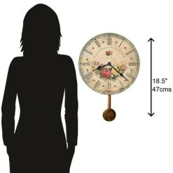 Howard Miller 620401 Howard Miller Savannah Botanical Society Vi Wall Clock 620401