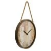 16" Distressed Woodgrain with Rope Accent Wall Clock Wood - Patton Wall Decor -Glas24 Shop unnamed file 818