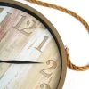 16" Distressed Woodgrain with Rope Accent Wall Clock Wood - Patton Wall Decor -Glas24 Shop unnamed file 820