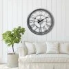 20" Open Dial Wall Clock Silver - Westclox -Glas24 Shop unnamed file 850