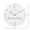 15.5" "Home Sweet Home" Wall Clock Whitewashed Wood - FirsTime 4 15.5" "Home Sweet Home" Wall Clock Whitewashed Wood - FirsTime -Glas24 Shop unnamed file 860