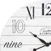 27" Shiplap Chic Farmhouse Wall Clock Aged White - FirsTime & Co. -Glas24 Shop unnamed file 883